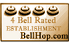 Four Bell Rated Establishment by bellhop.com